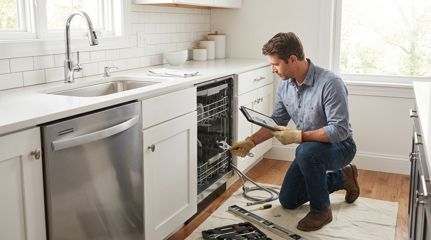 Подключение посудомоечной машины: пошаговая инструкция